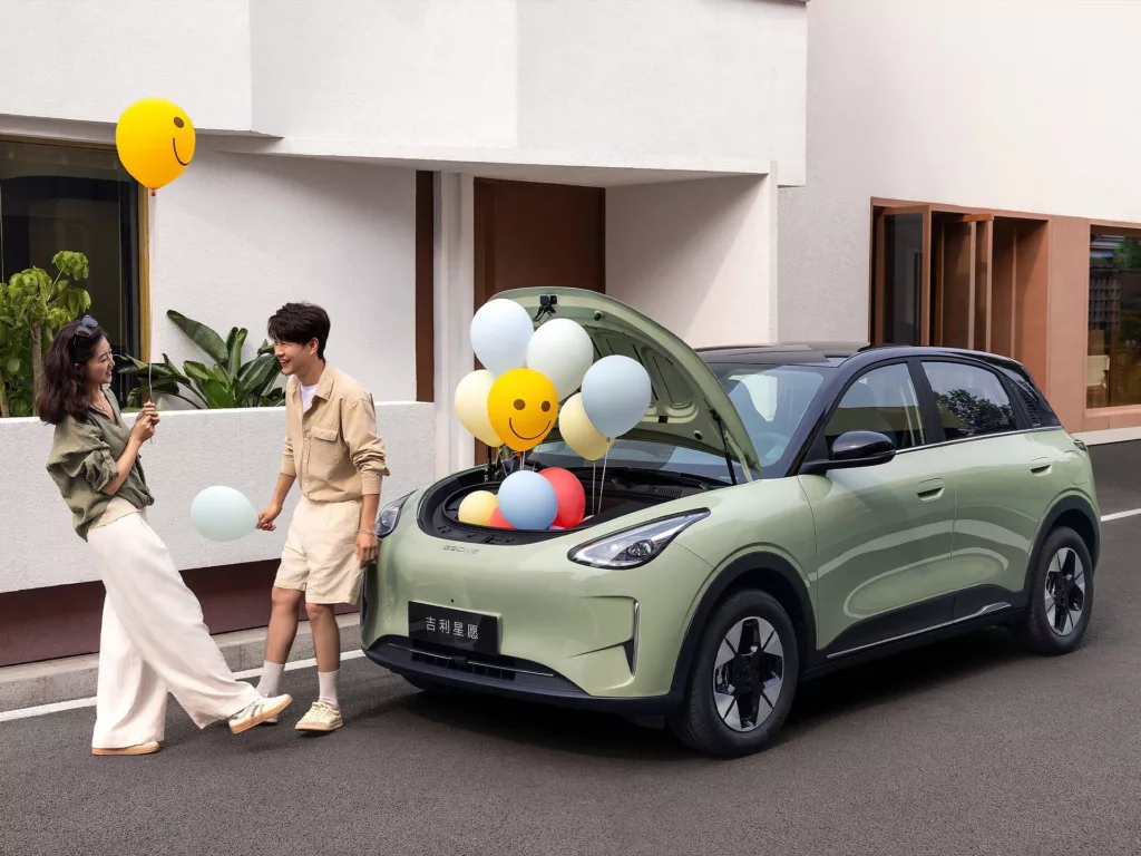Geely Geome Xingyuan. Crédito: Divulgação.