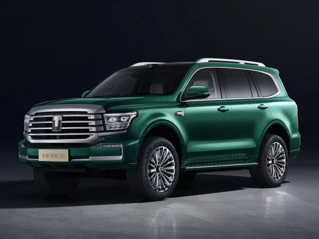 GWM Tank 500 PHEV surpreende com até 865 cv e condução semiautônoma GWM Tank 500 PHEV. Crédito: Divulgação.