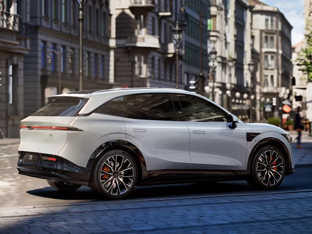 Zeekr 7X. Crédito: Divulgação.