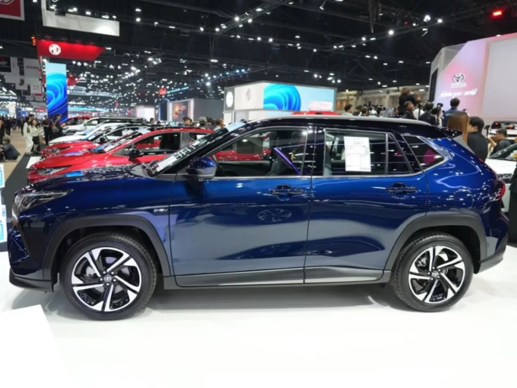 Toyota Yaris Cross, na versão comercializada na Tailândia. Crédito: Divulgação.