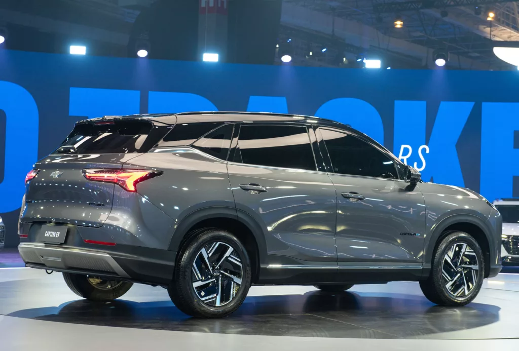 Chevrolet Captiva EV. Crédito: Divulgação.