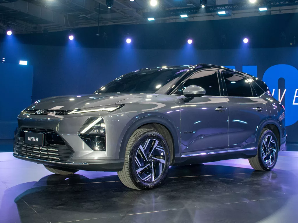 Chevrolet Captiva EV. Crédito: Divulgação.