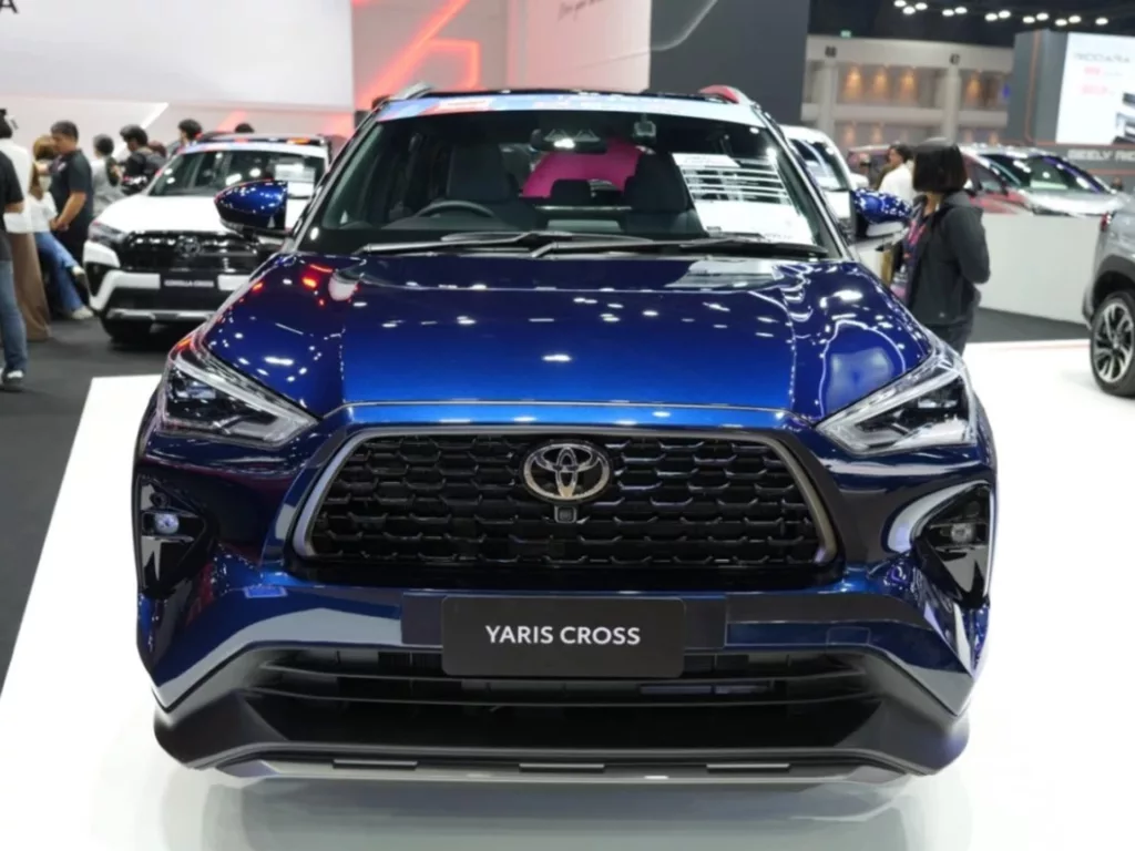 Toyota Yaris Cross, na versão comercializada na Tailândia. Crédito: Divulgação.
