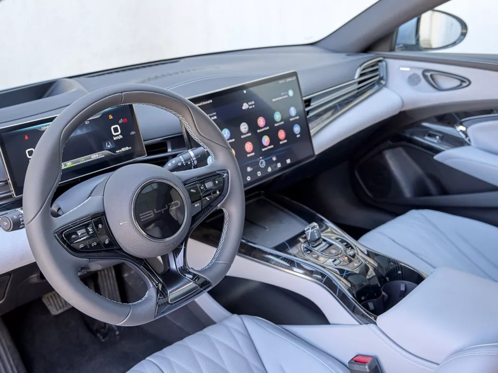 BYD Seal é o elétrico usado mais visitado do Brasil no primeiro semestre de 2025. Crédito: Divulgação.