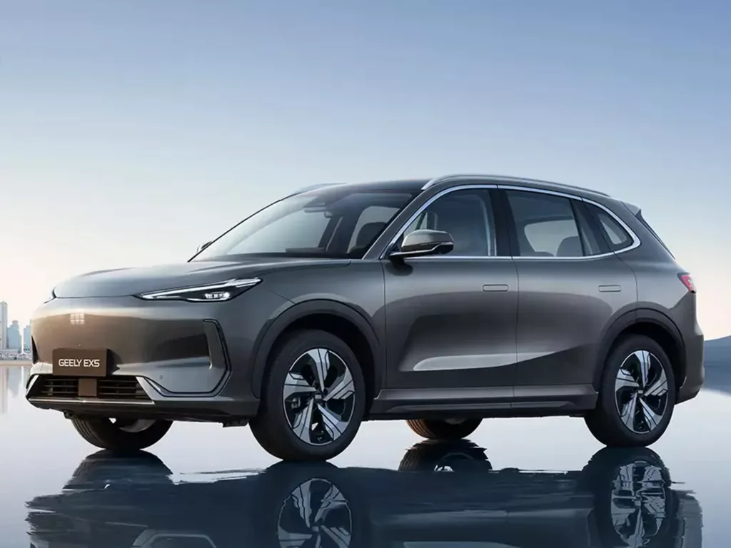 Geely EX5 Max. Crédito: Divulgação.