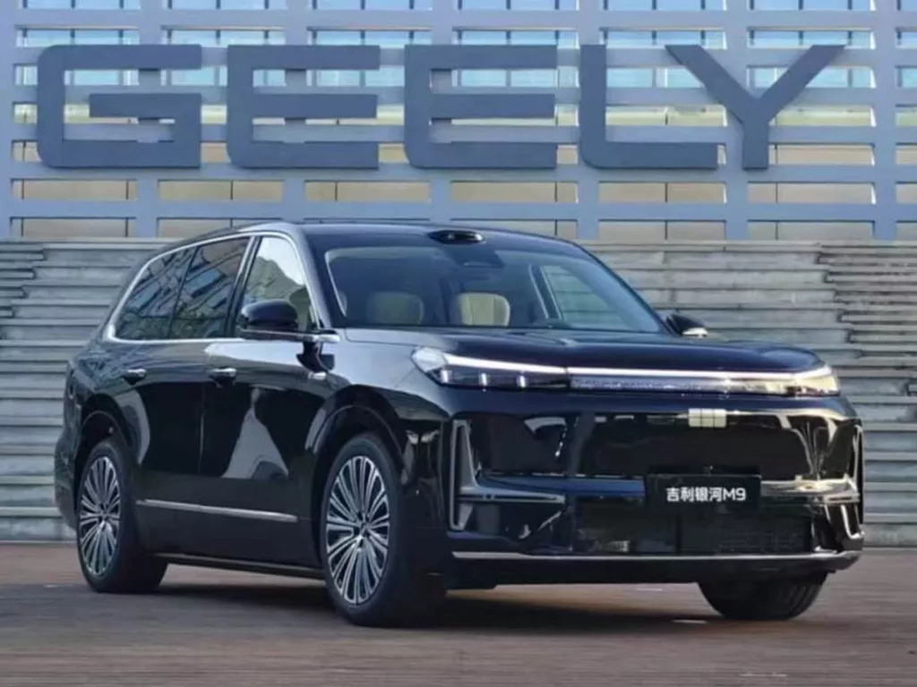 Geely Galaxy M9. Crédito: Divulgação.