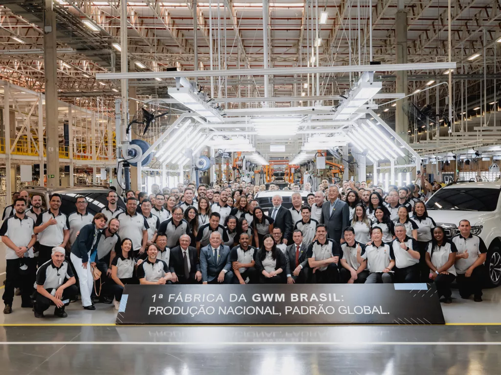 GWM inaugura fábrica em Iracemápolis (SP). Crédito: Divulgação.