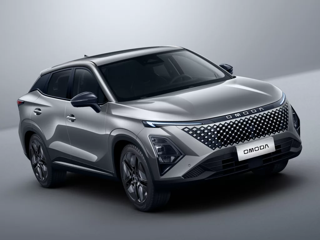 Omoda 5 HEV. Crédito: Divulgação.
