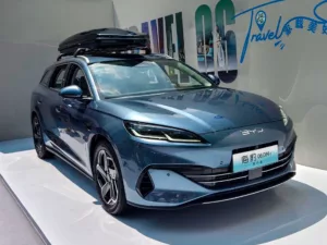 BYD leva perua híbrida Seal 06 DM-i para estreia europeia em Munique BYD Seal 06 DM-i Wagon. Crédito: Reprodução/Antutu.