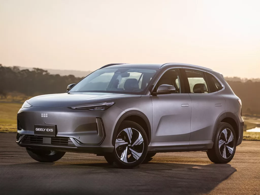 Geely EX5. Crédito: Divulgação.
