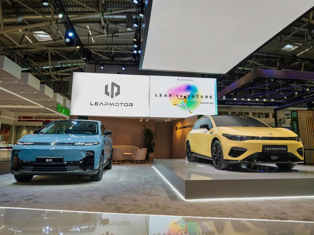 Leapmotor B10 e B05 (Lafa 5). Crédito: Divulgação.