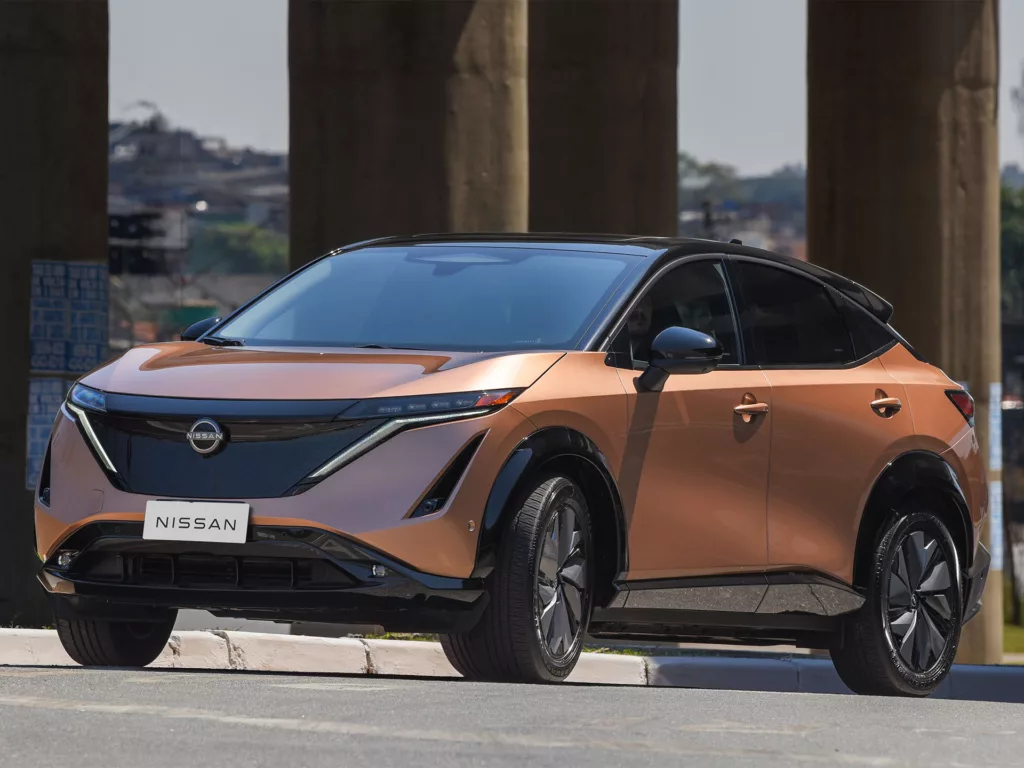 Nissan Ariya desembarca no país para pesquisa de novas soluções elétricas Nissan Ariya. Crédito: Divulgação.