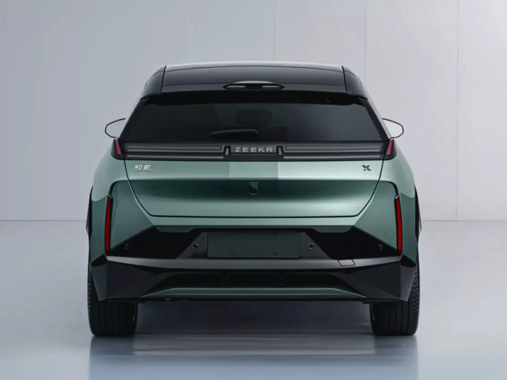 Zeekr X. Crédito: Reprodução/Ministério da Indústria e Tecnologia da Informação (MIIT) da China.