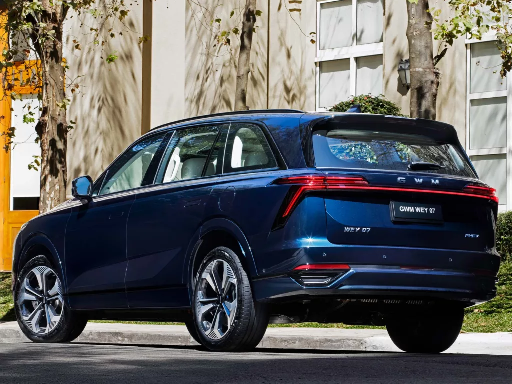 GWM Wey 07. Crédito: Divulgação.
