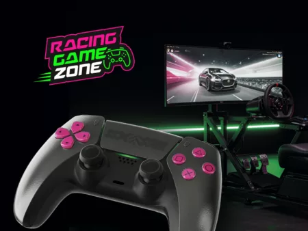 Racing Game Zone traz a emoção do drift para o Salão Internacional do Automóvel Em parceria com o piloto Sheriff Barion, público vai vivenciar o mundo das corridas com simuladores e exposição de carros preparados pelo designer Adhemar Cabral. Crédito: Divulgação.
