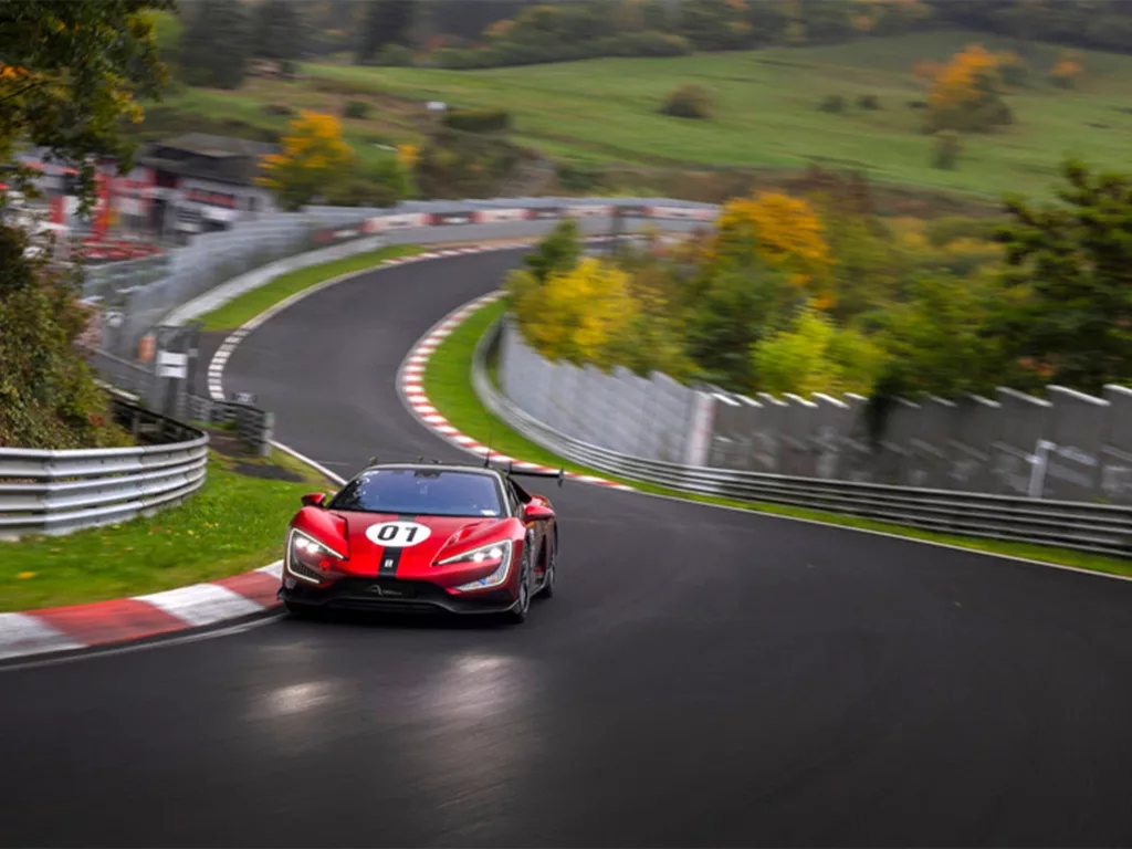 Supercarro elétrico da BYD domina o “Inferno Verde” com volta histórica Yangwang U9 Xtreme. Crédito: Divulgação.