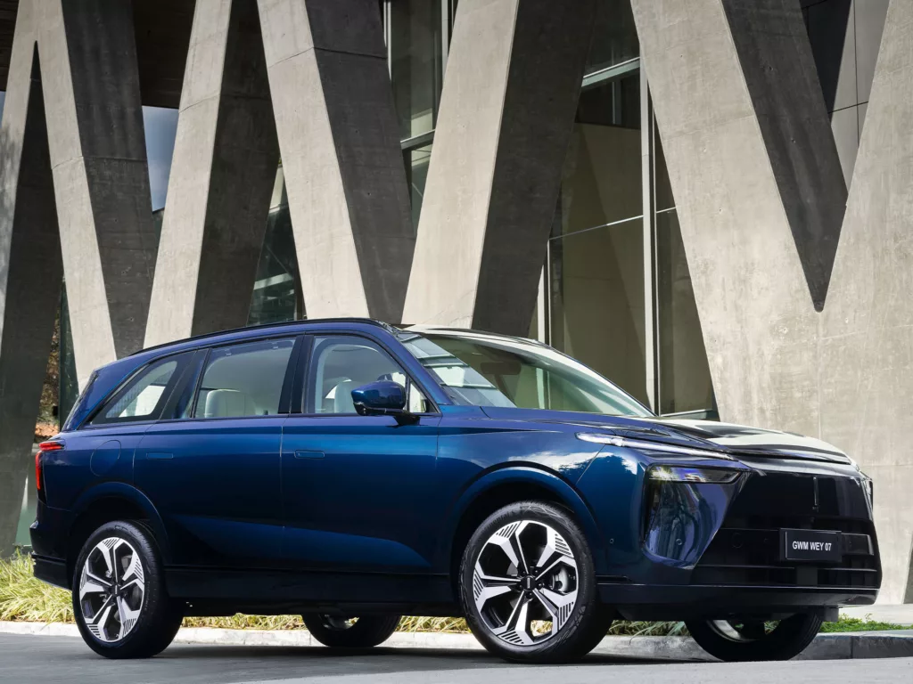 GWM Wey 07. Crédito: Divulgação.