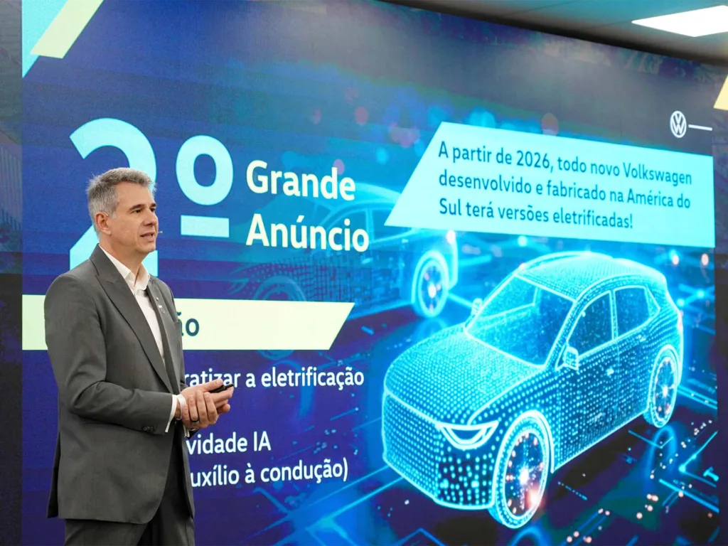 O presidente e CEO da Volkswagen do Brasil, Ciro Possobom. Crédito: Divulgação.
