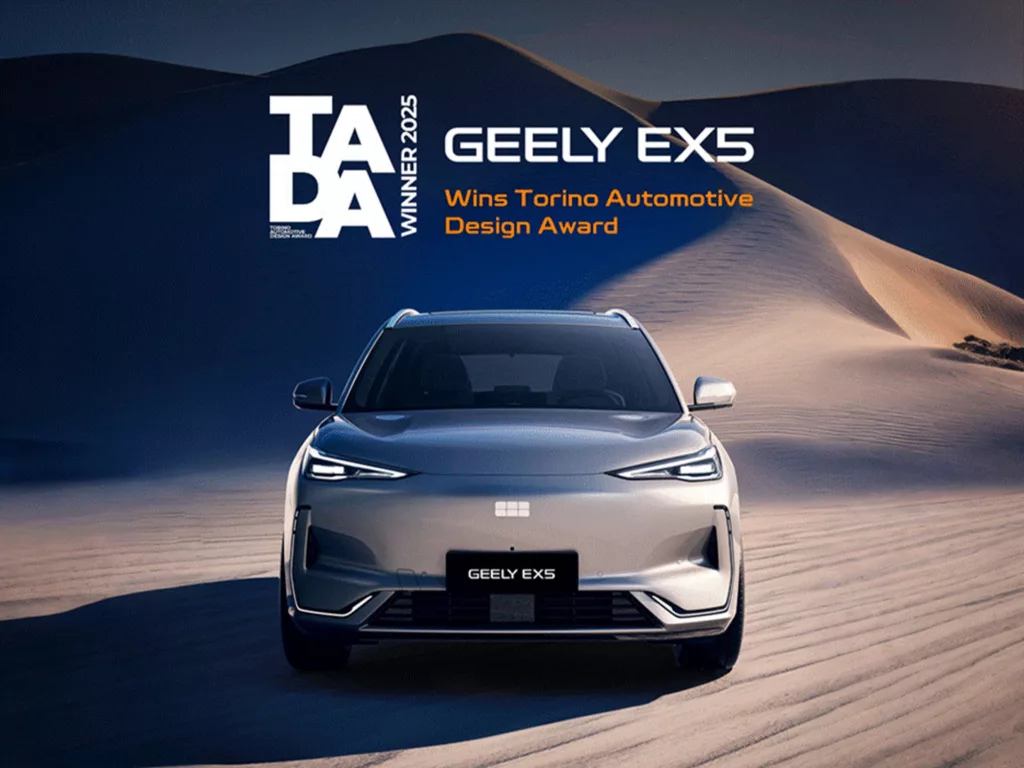 Geely EX5. Crédito: Divulgação.