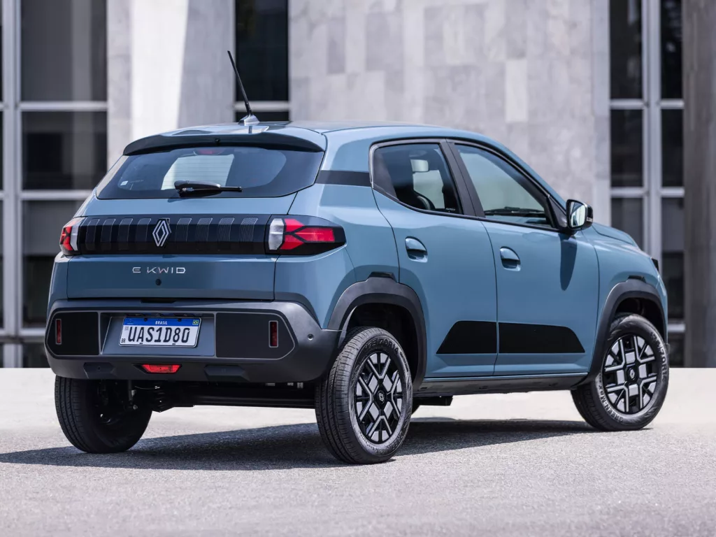 Renault Kwid E-Tech. Crédito: Divulgação.