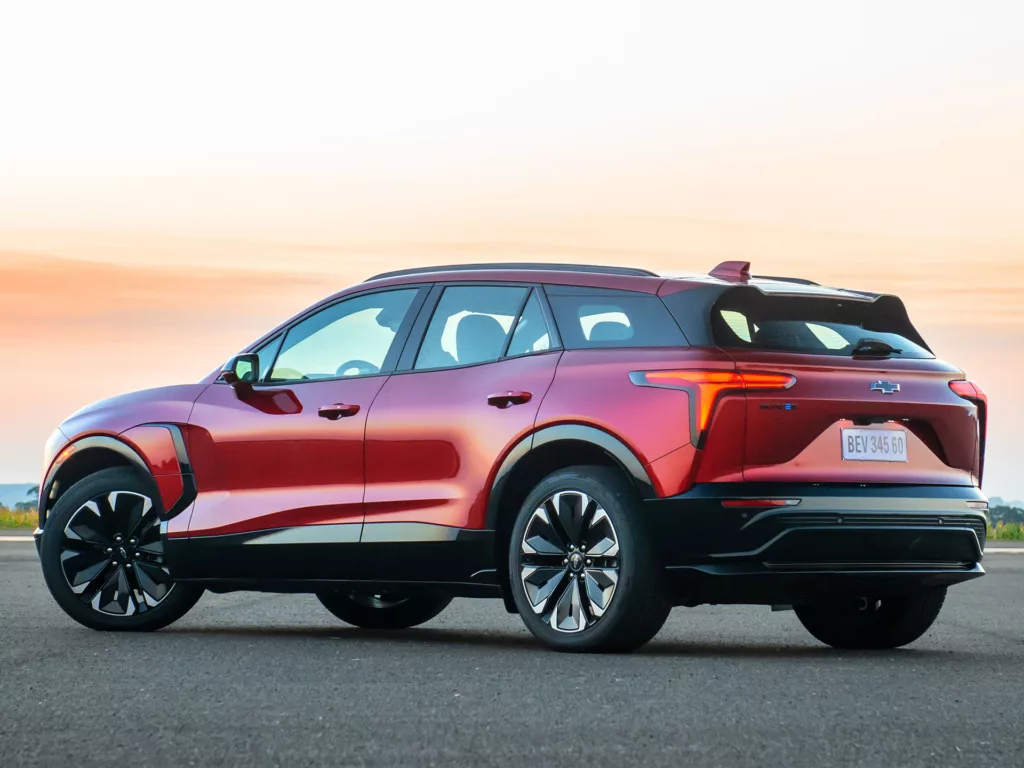 Chevrolet Blazer EV. Crédito: Divulgação.