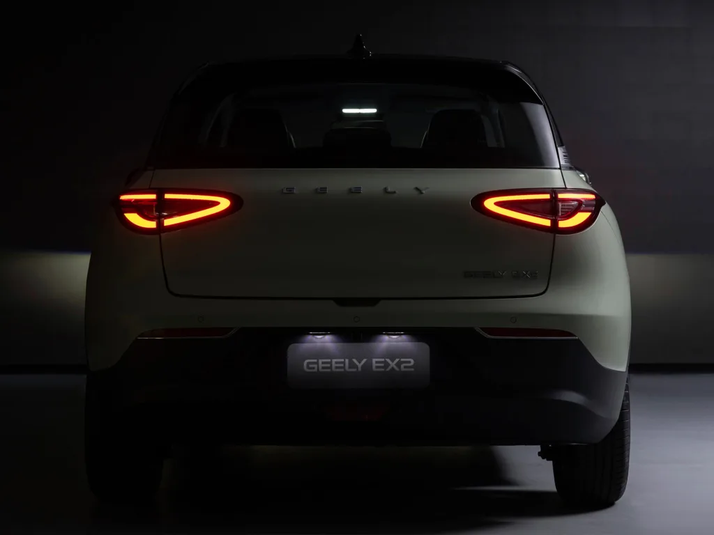 Geely EX2. Crédito: Divulgação.