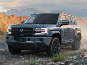 Denza apresenta o SUV híbrido B5 no Salão do Automóvel de São Paulo Denza B5. Crédito: Divulgação.