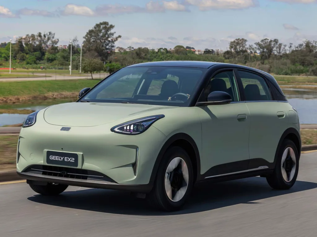 Geely EX2. Crédito: Divulgação.