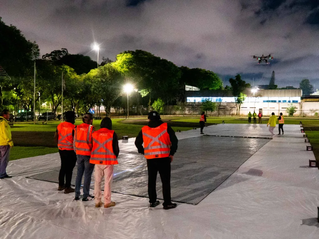 Performance no céu de São Paulo marca estreia da Leapmotor. Crédito: Divulgação.