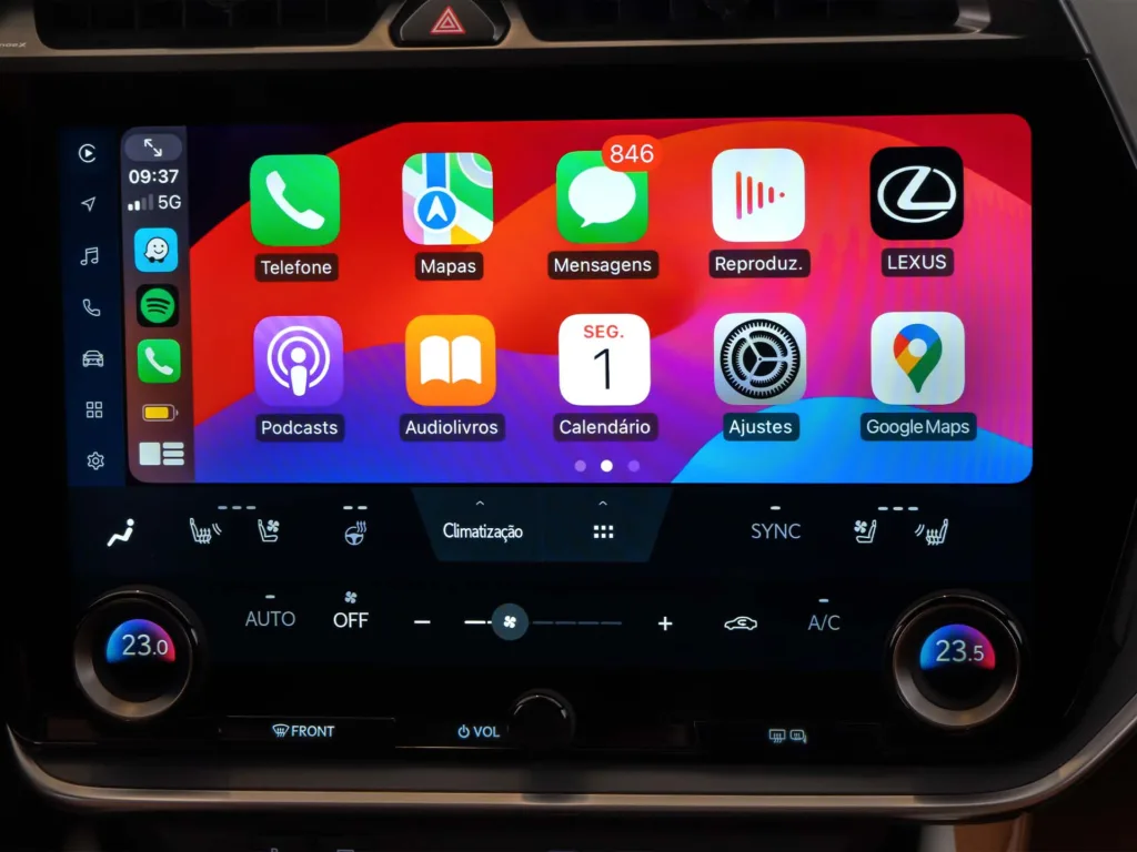 Lexus RZ 500e. Crédto: Divulgação.