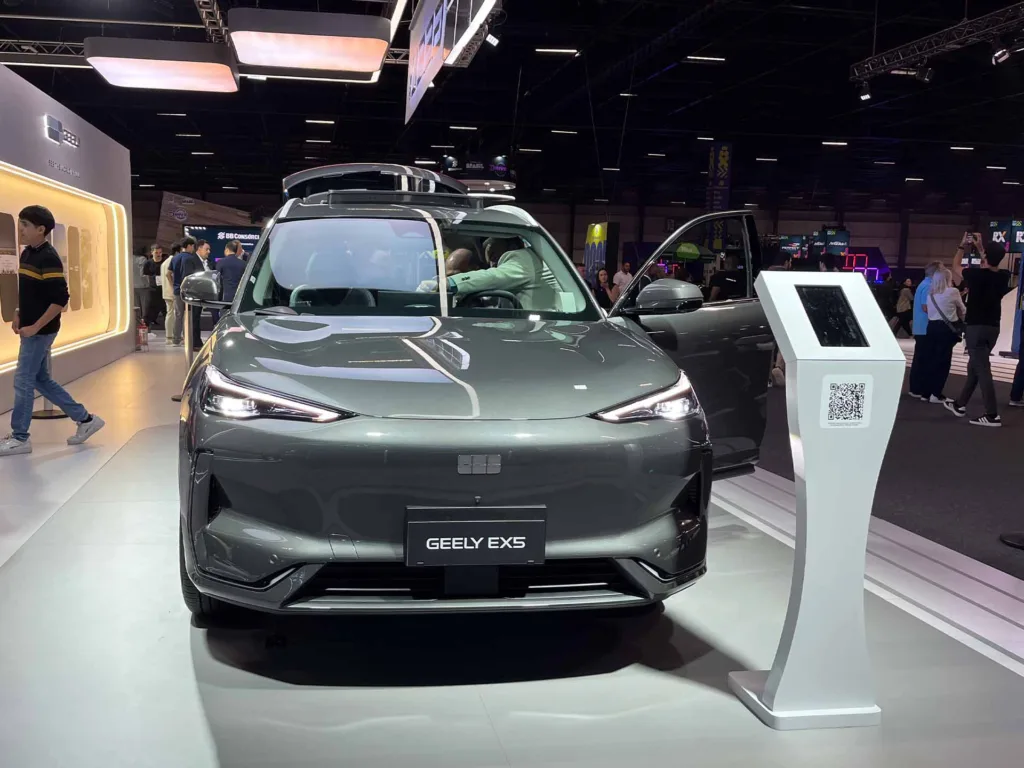 Geely EX5. Crédito: Gustavo Molinari.