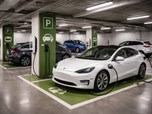 Nova lei paulista garante direito de instalar carregador elétrico em condomínios. Crédito: ABVE.