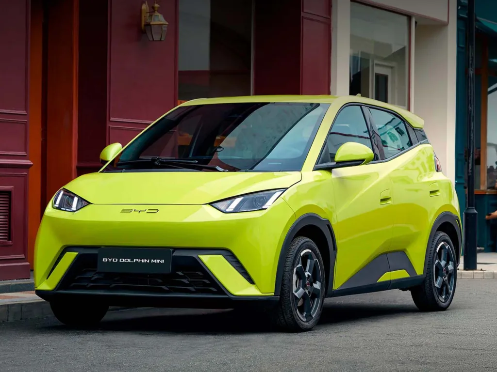 BYD Dolphin Mini. Crédito: Divulgação.